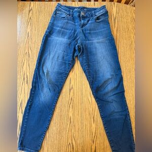 INC International Concepts Deep Blue Skinny Jeans Size 8S